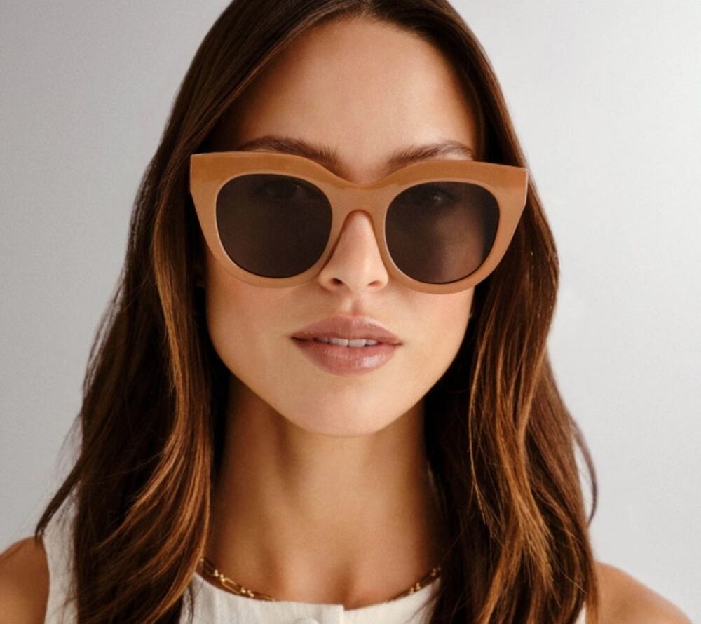 LE SPECS Air Heart CARAMEL KHAKI MONO Sunglasses